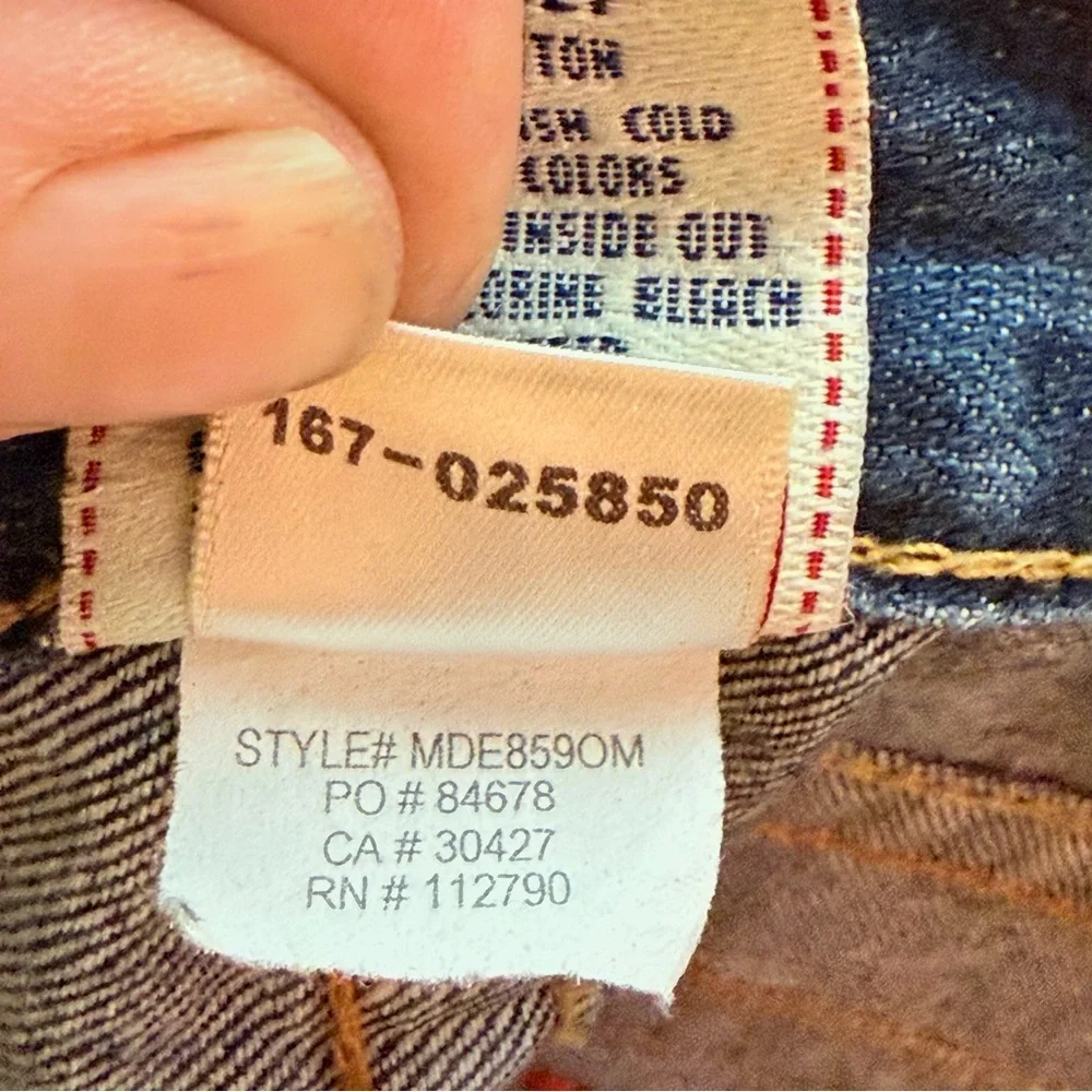 True Religion Straight Leg Jeans – Men’s Size 34, Made in USA​